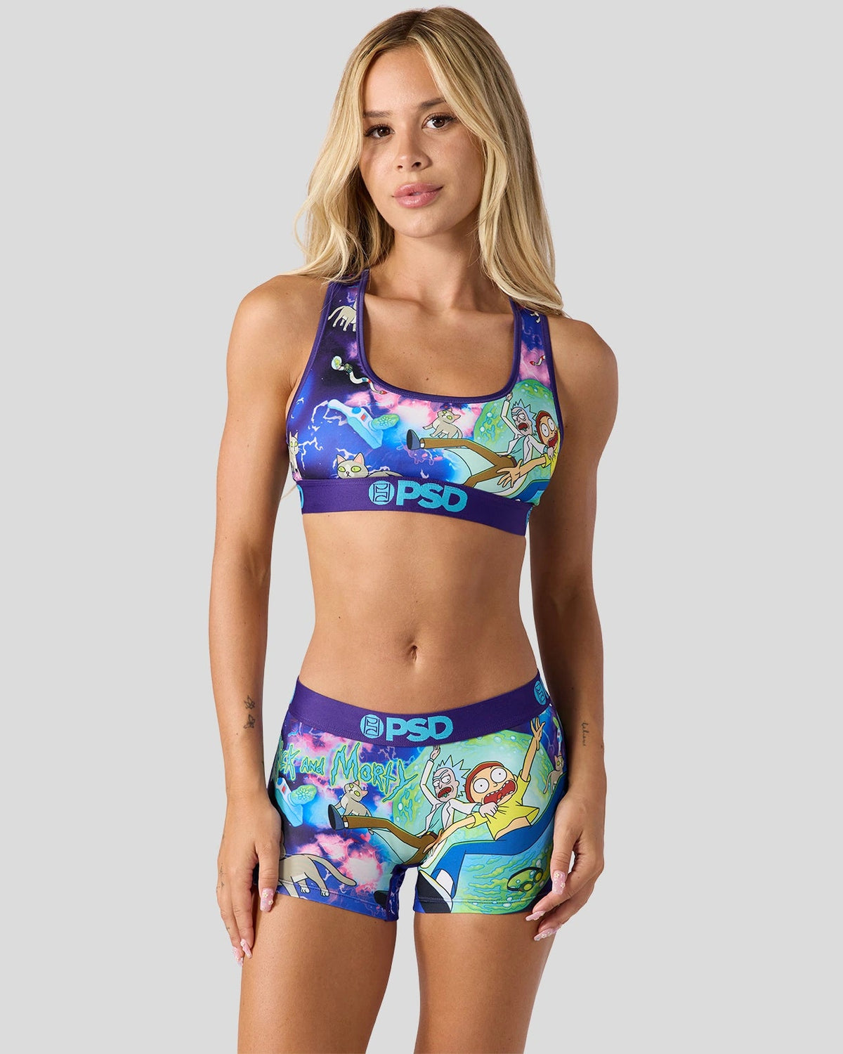 PSD Value | Rick and Morty - Purple Days - Sports Bra