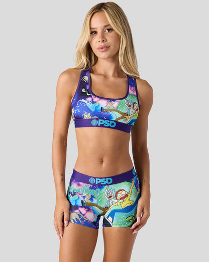 PSD Value | Rick and Morty - Purple Days - Sports Bra