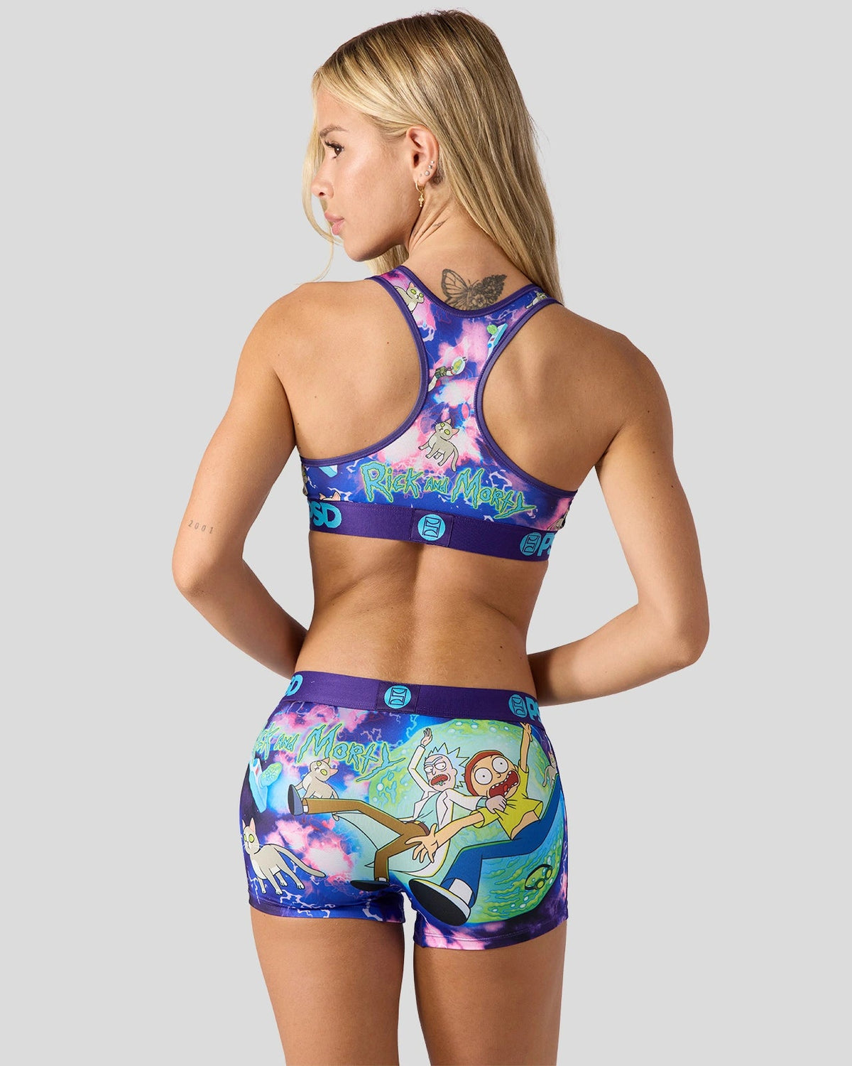 PSD Value | Rick and Morty - Purple Days - Sports Bra