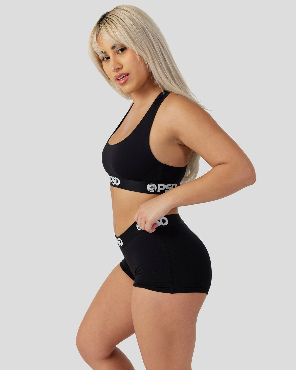 PSD Essential | Modal Solids - Black - Boy Short - Modal