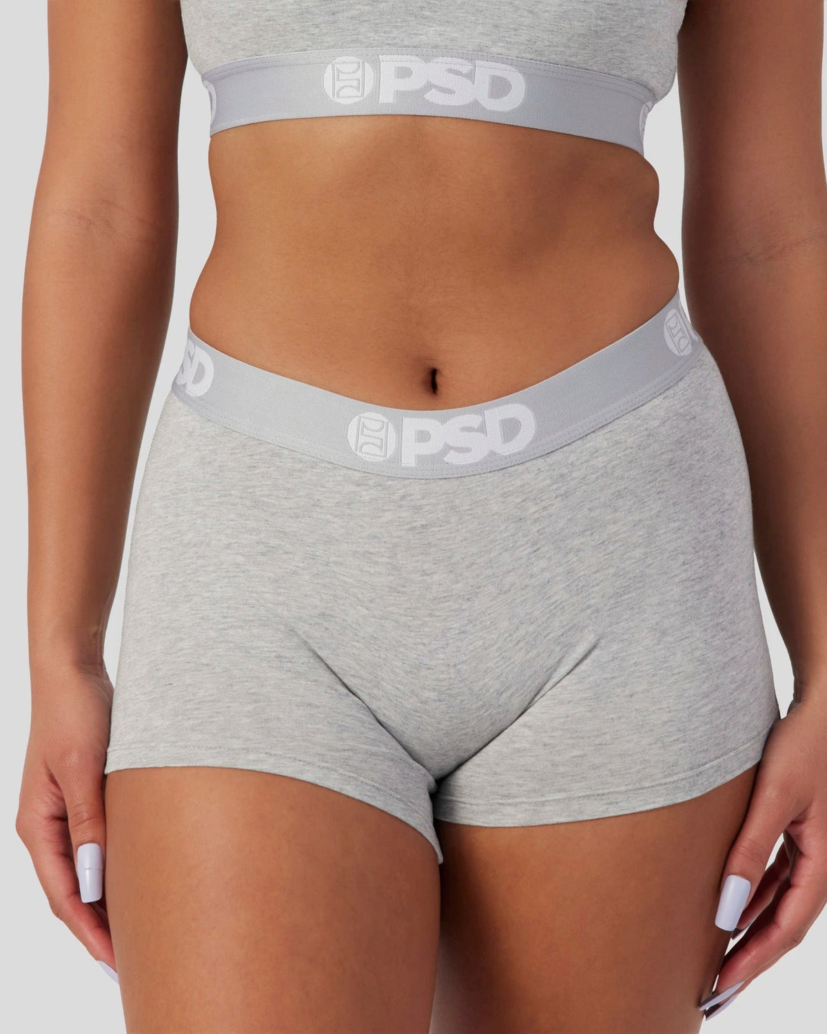 PSD Deals | Modal Solids - Athletic Grey - Boy Short - Modal
