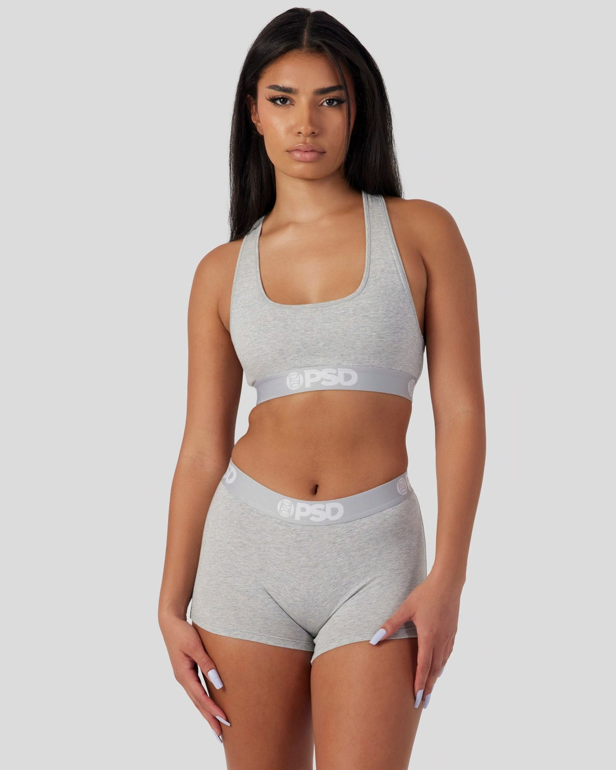 PSD Deals | Modal Solids - Athletic Grey - Boy Short - Modal