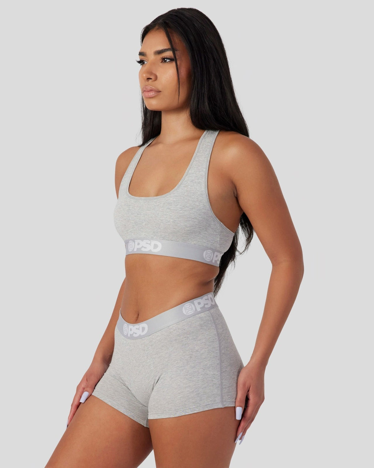 PSD Deals | Modal Solids - Athletic Grey - Boy Short - Modal