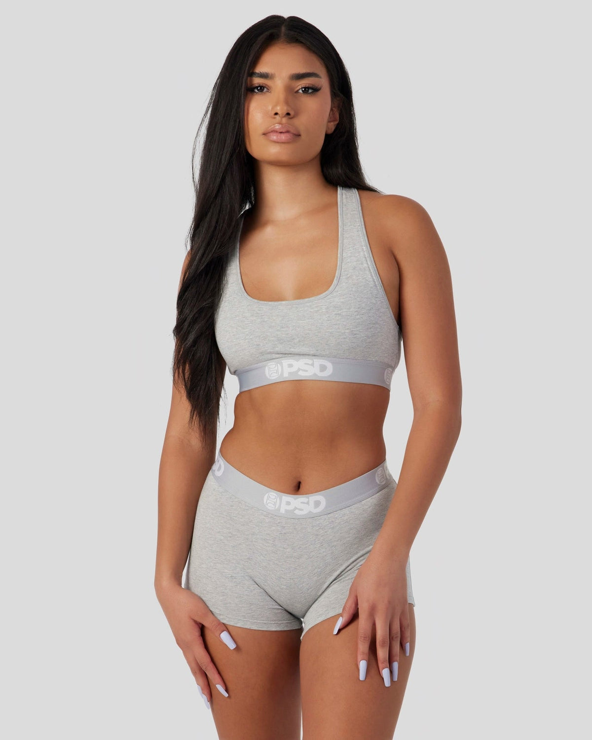 PSD Special Offer | Modal Solids - Athletic Grey - Sports Bra - Modal