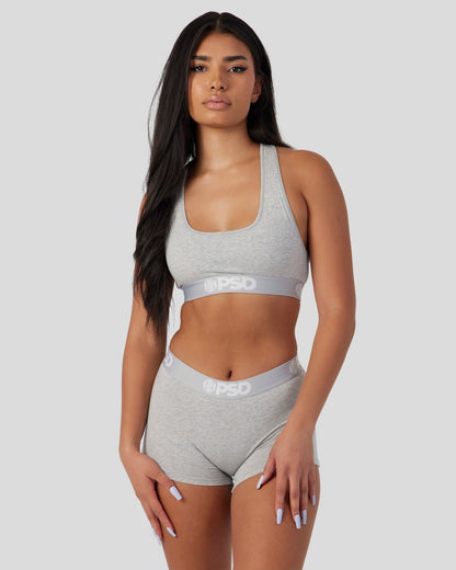 PSD Special Offer | Modal Solids - Athletic Grey - Sports Bra - Modal