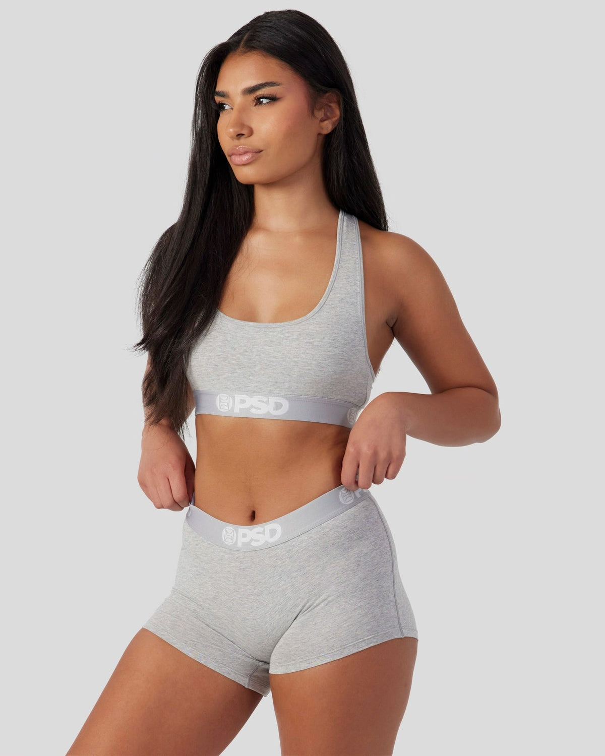 PSD Special Offer | Modal Solids - Athletic Grey - Sports Bra - Modal
