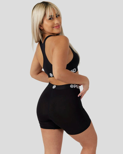 PSD Quality | Modal Solids - Black - Womens Boxer Brief - Modal
