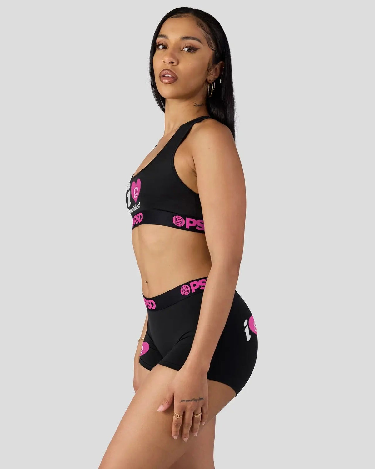PSD Best Price | Keep A Breast - I Heart Boobies - Boy Short