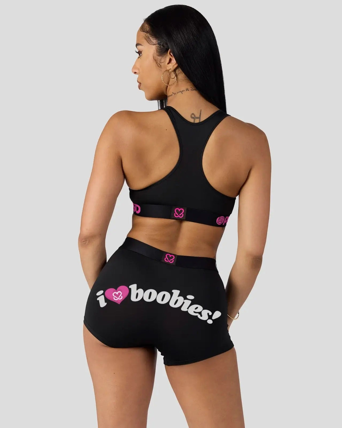 PSD Best Price | Keep A Breast - I Heart Boobies - Boy Short