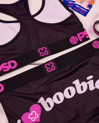 PSD Best Price | Keep A Breast - I Heart Boobies - Boy Short