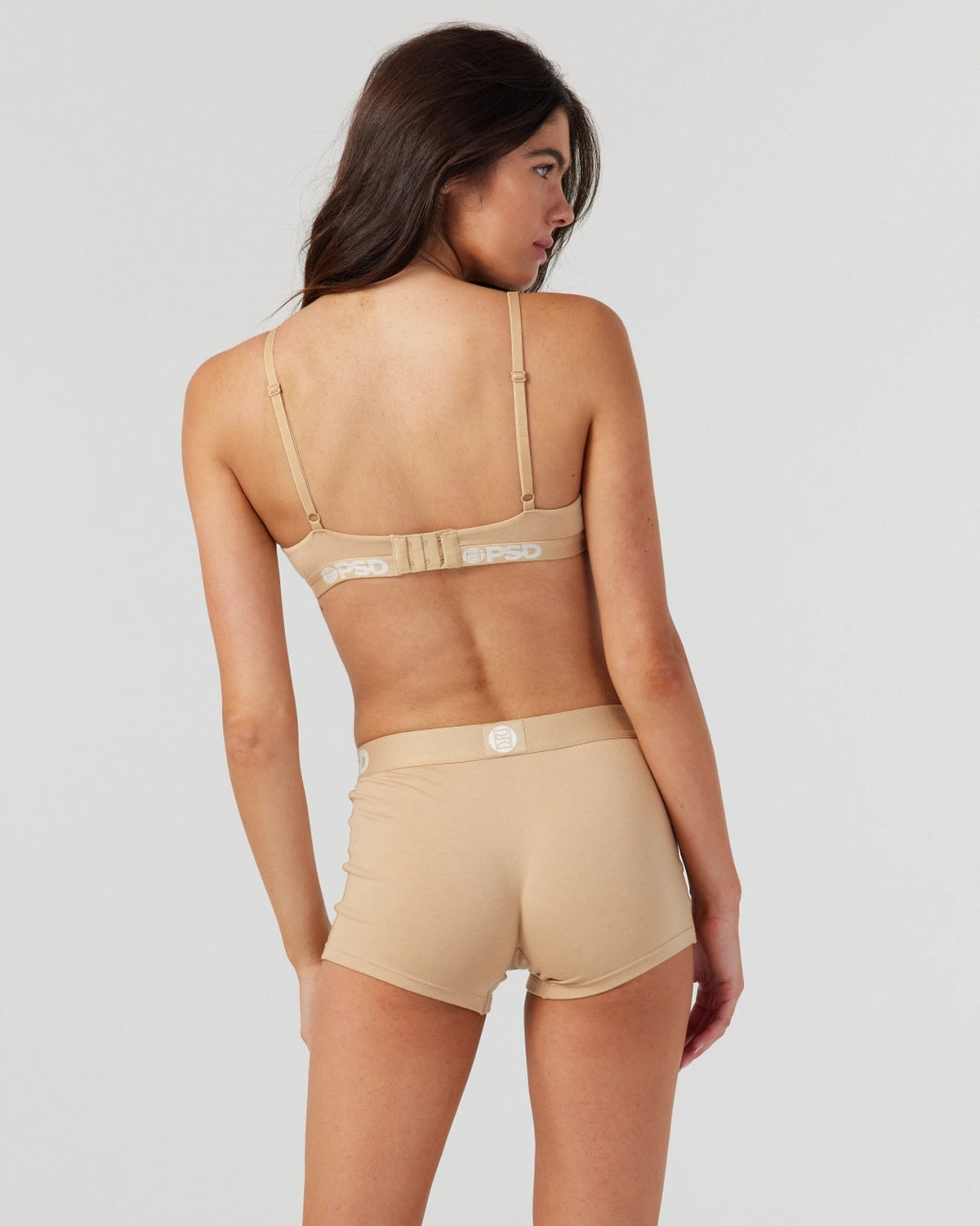 PSD Customer Favorite | Modal Solids - Sand - Triangle Bralette - Modal