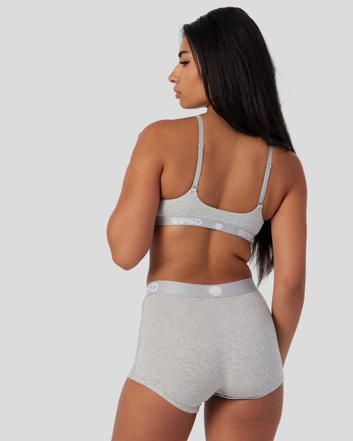 PSD Quality | Modal Solids - Athletic Grey - Scoop Bralette - Modal