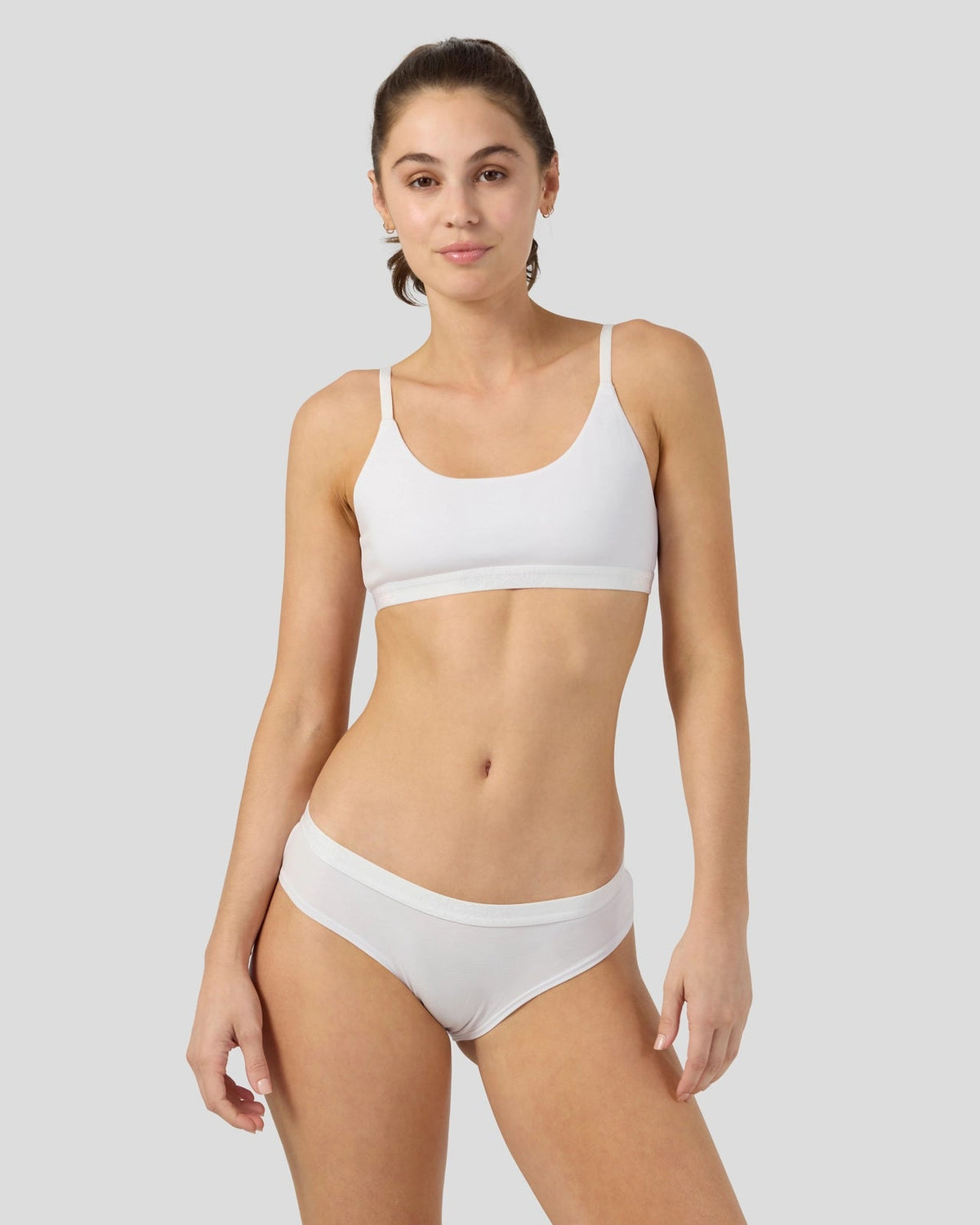 PSD New | Modal Solids - White - Cheeky - Modal
