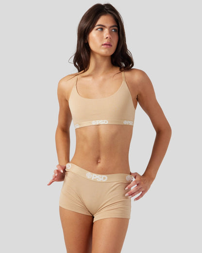 PSD Customer Favorite | Modal Solids - Sand - Scoop Bralette - Modal