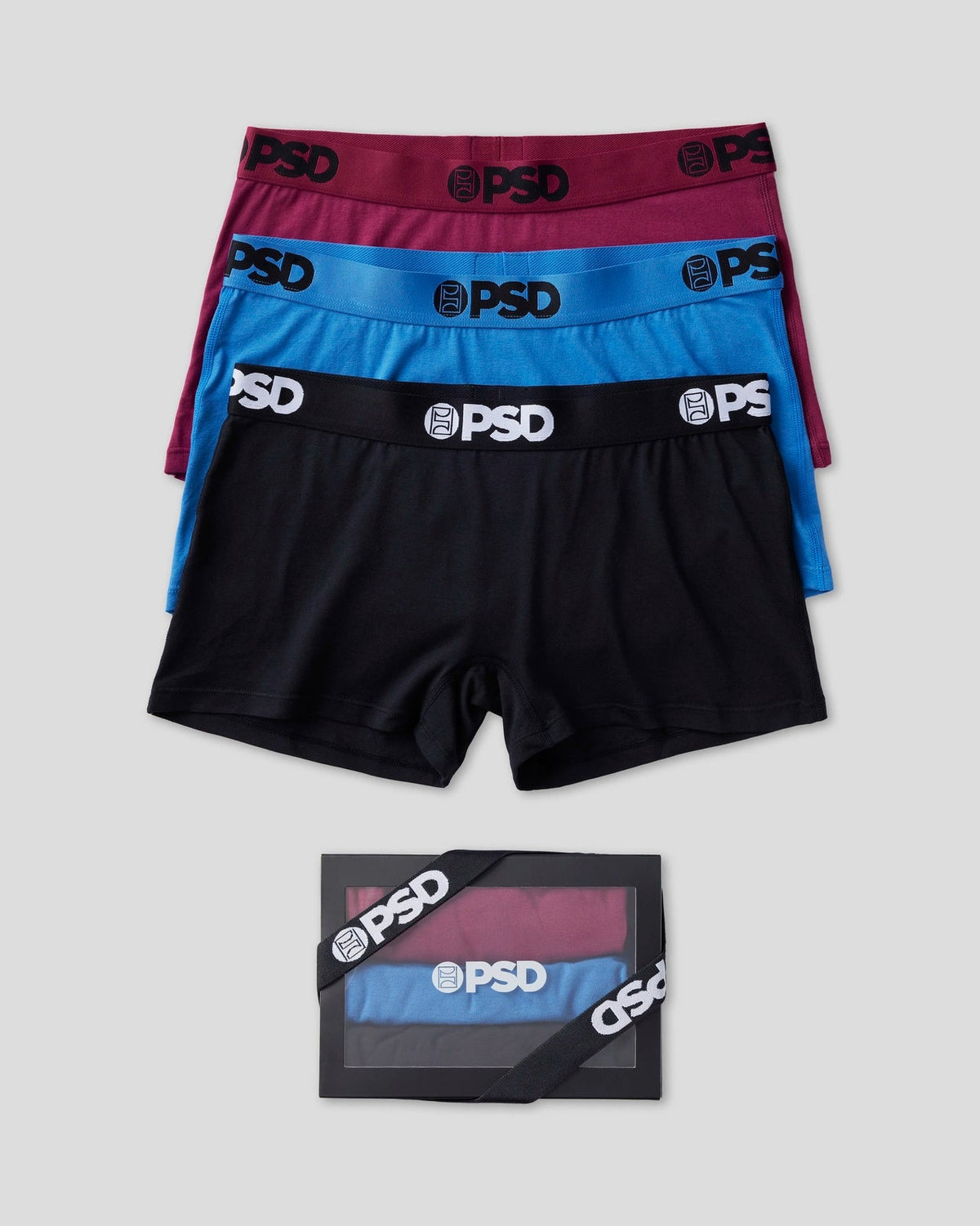 PSD Everyday | Solids 3 Pack - Tones - Boy Short - Modal