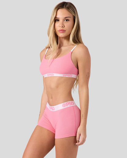 PSD Premium | Ribbed - Baby Pink - Boy Short - Ribbed