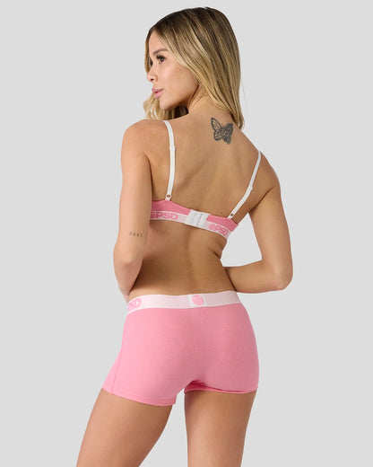 PSD Quality | Ribbed - Baby Pink - Triangle Bralette - Ribbed