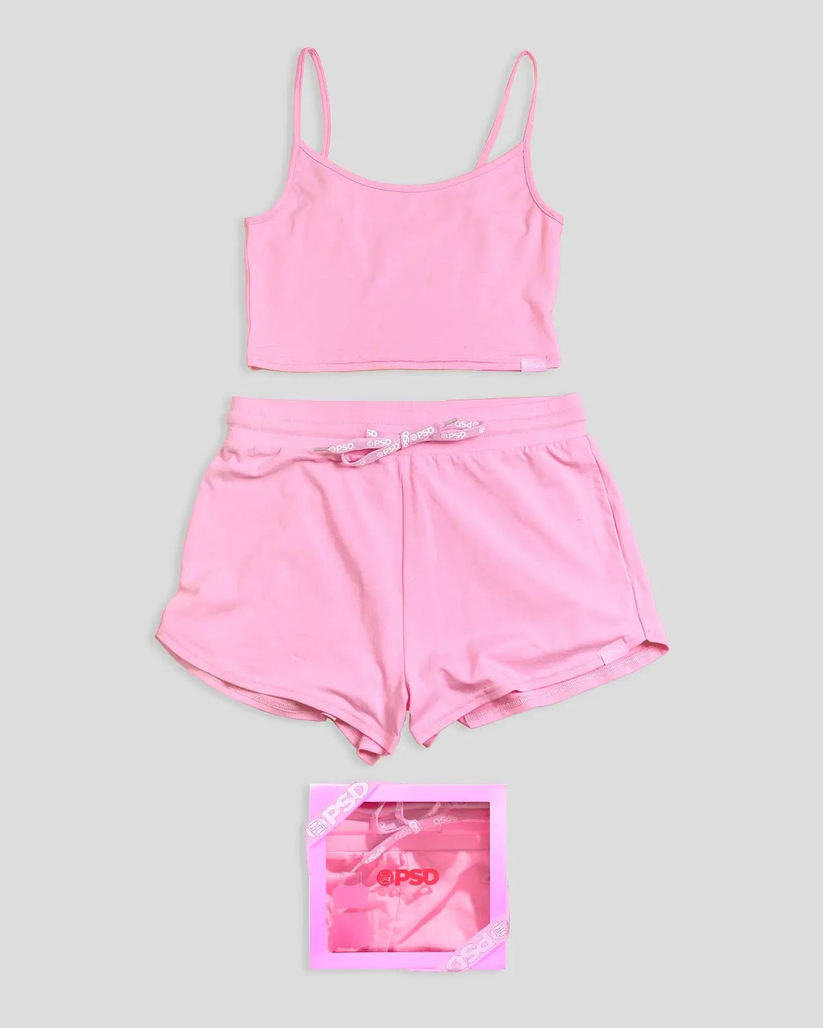 PSD Featured | Bubblegum Pink Modal - Cami Sleep Set - Cami Sleep Set
