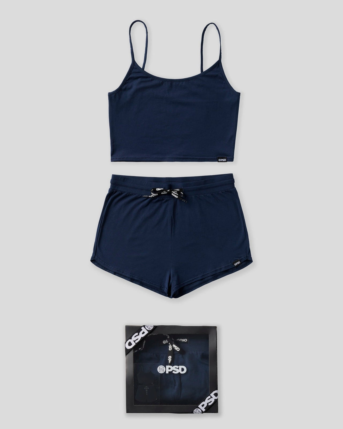 PSD New | Nite Blue Modal - Cami Sleep Set - Cami Sleep Set