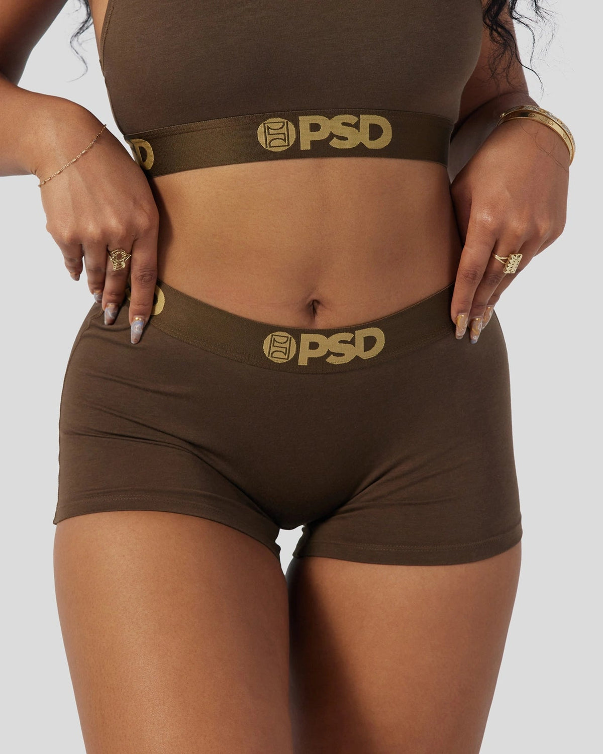 PSD Great Value | Modal Solids - Cocoa - Boy Short - Modal