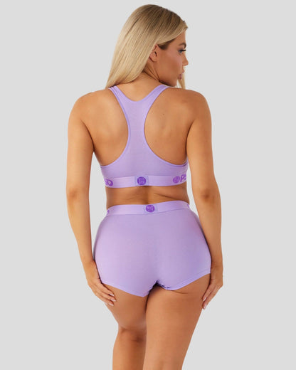 PSD Recommended | Modal Solids - Lavender - Sports Bra - Modal