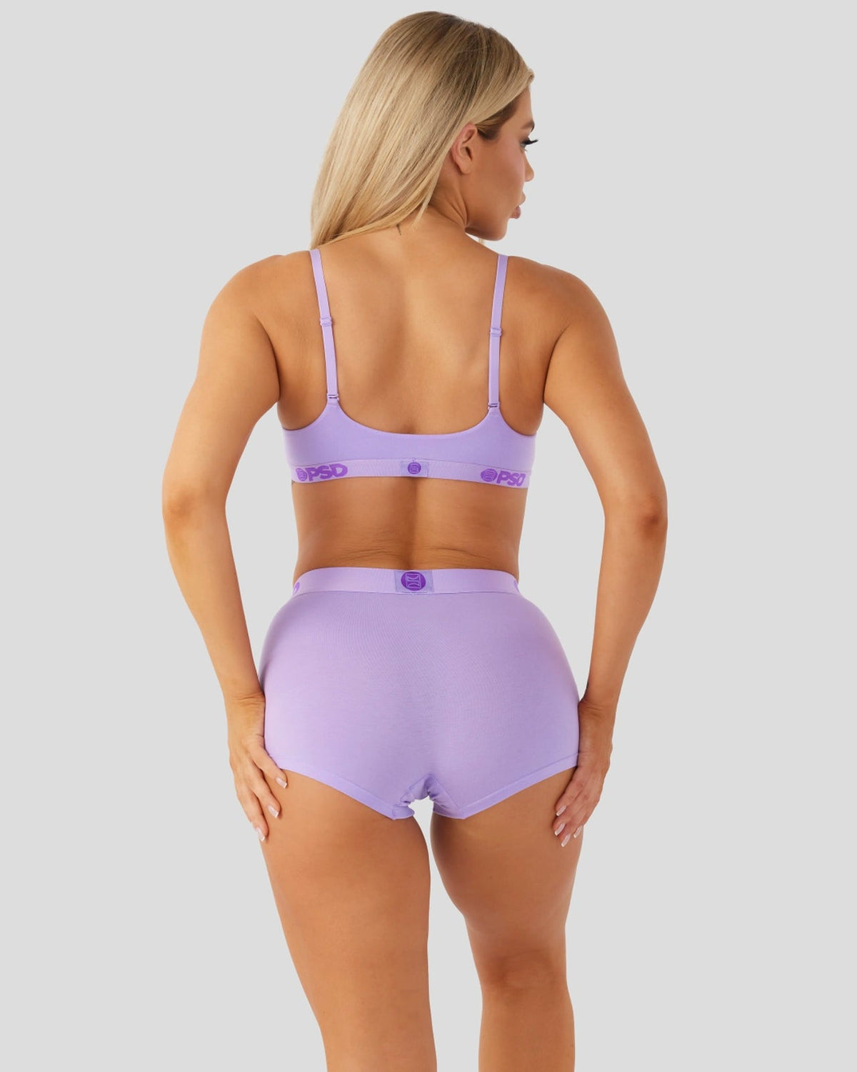 PSD Premium | Modal Solids - Lavender - Scoop Bralette - Modal