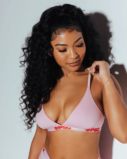 PSD Premium | Modal Solids - Pink - Triangle Bralette - Modal