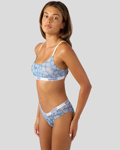 PSD Premium | Mesh - Country Rose - Scoop Bralette - Mesh