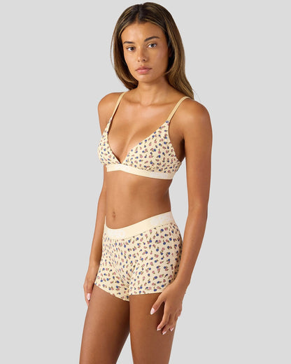 PSD Sale | Modal - Western Ditzy - Triangle Bralette - Modal