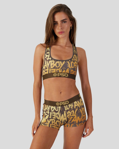 PSD Classic | Playboy - Graffiti Luxe - Sports Bra