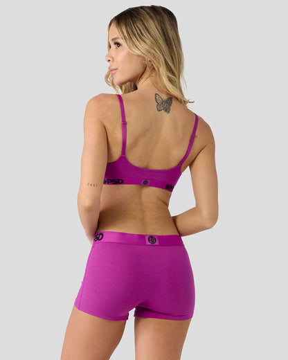 PSD Discount | Modal Solids - Electric Fuchsia - Scoop Bralette - Modal