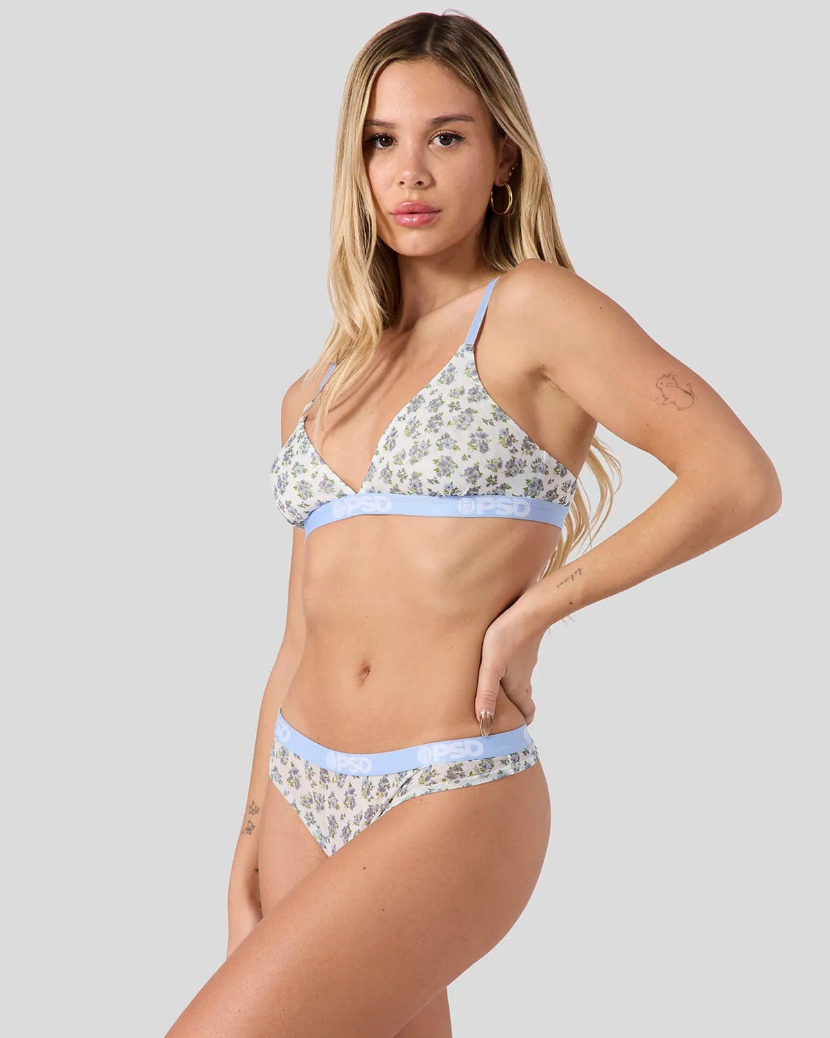 PSD Special Offer | Mesh - Sky Blossom - Thong - Mesh