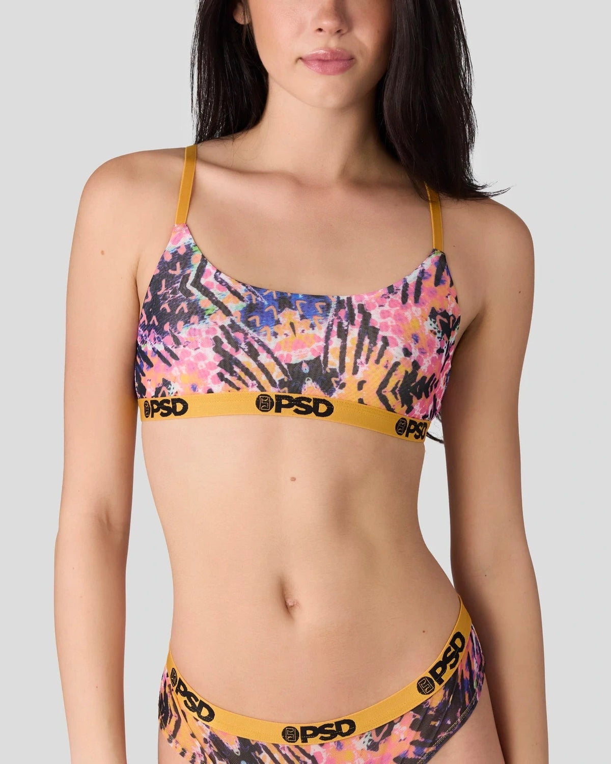 PSD Discount | Mesh - Vibin Snake - Scoop Bralette - Mesh