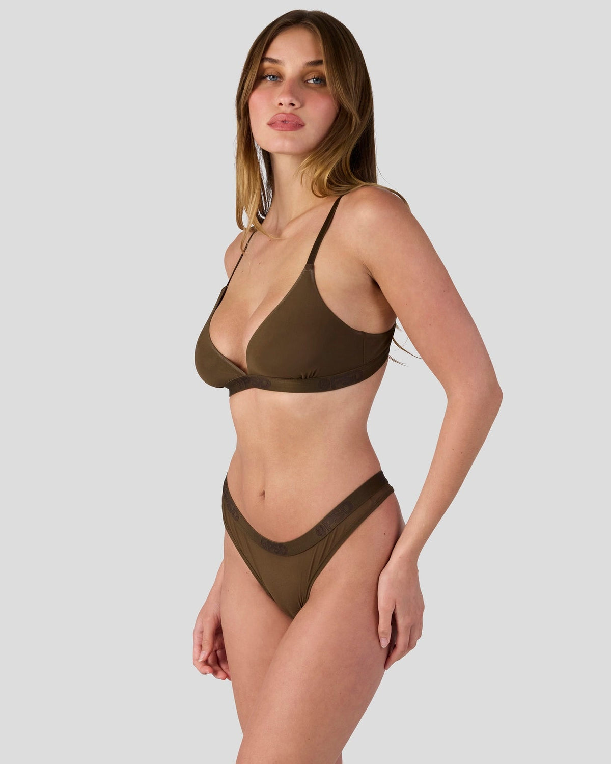 PSD Sale | Mesh - Solid Coco - Triangle Bralette - Mesh