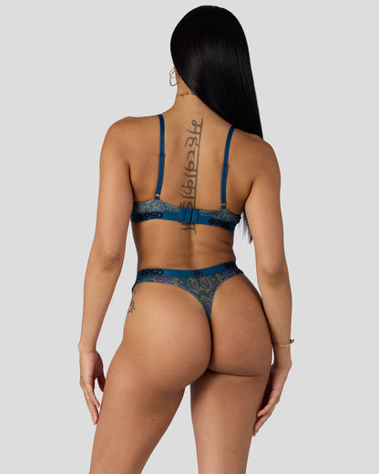 PSD Discount | Mesh - Floclr Blst - Thong - Mesh