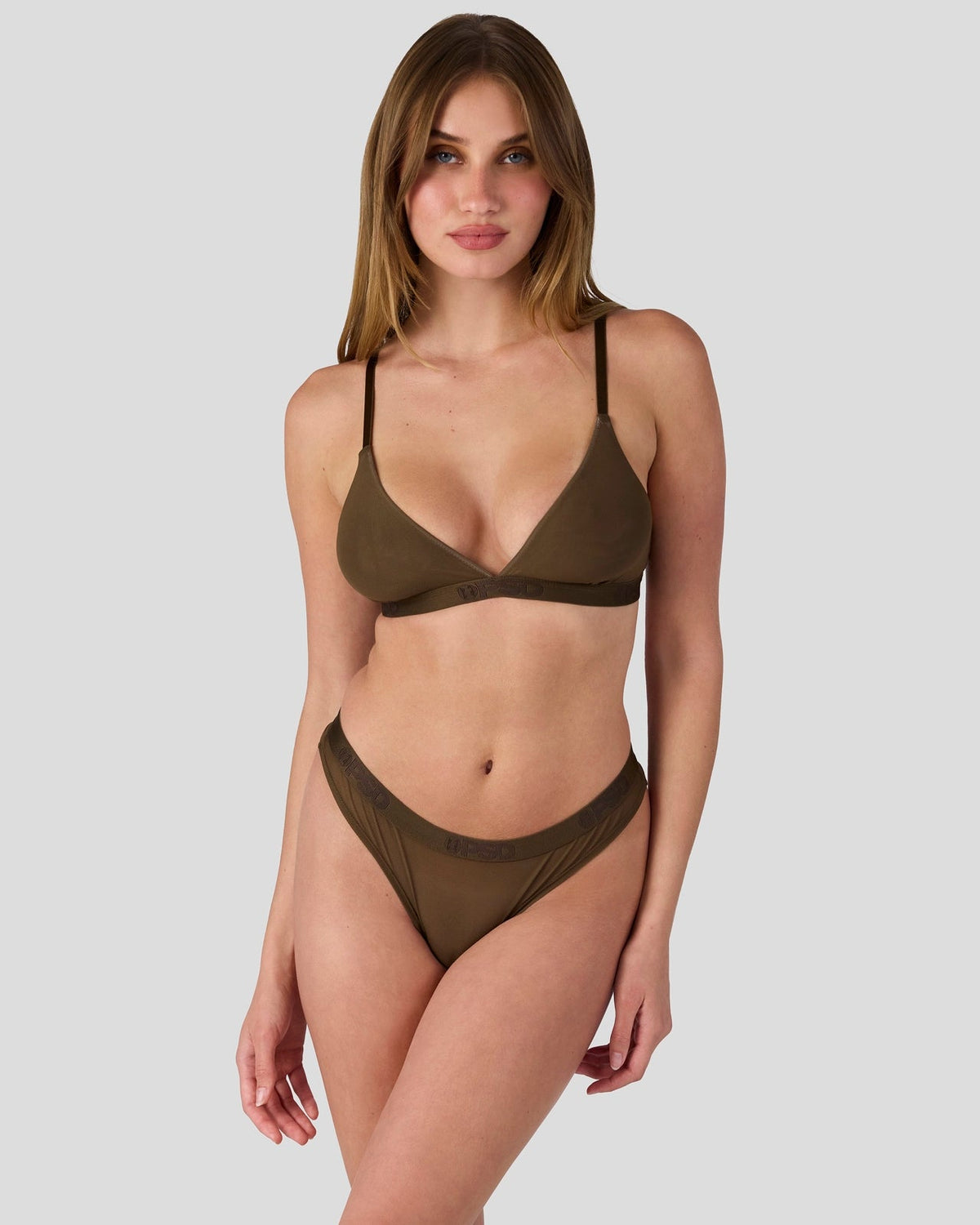 PSD Recommended | Mesh - Solid Coco - Thong - Mesh