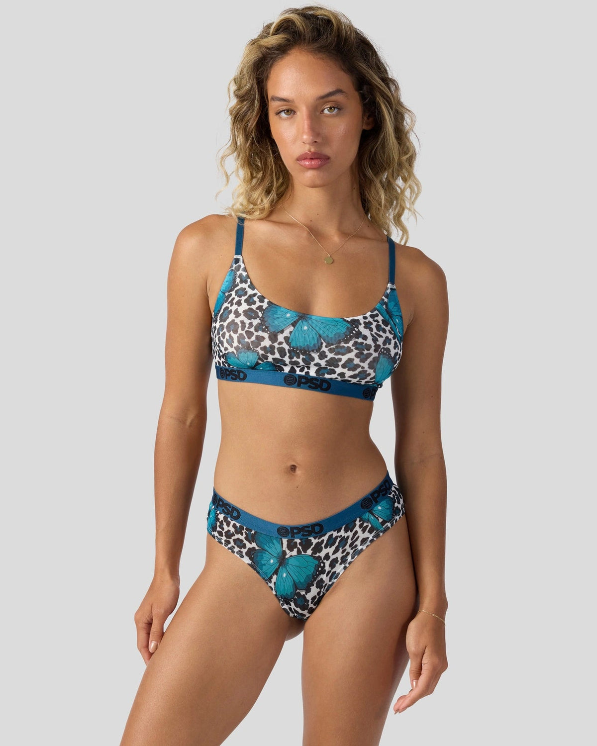 PSD Quality | Mesh - Primal Butterfly - Scoop Bralette - Mesh
