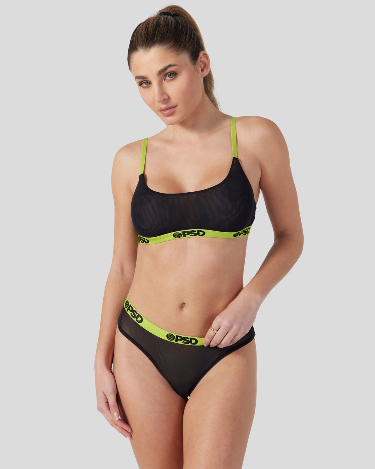 PSD Recommended | Mesh - Solid Black - Cheeky - Mesh