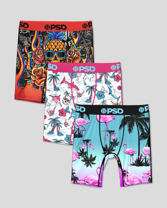 PSD Latest | 3 Pack - Tropico Vibes - Youth Underwear