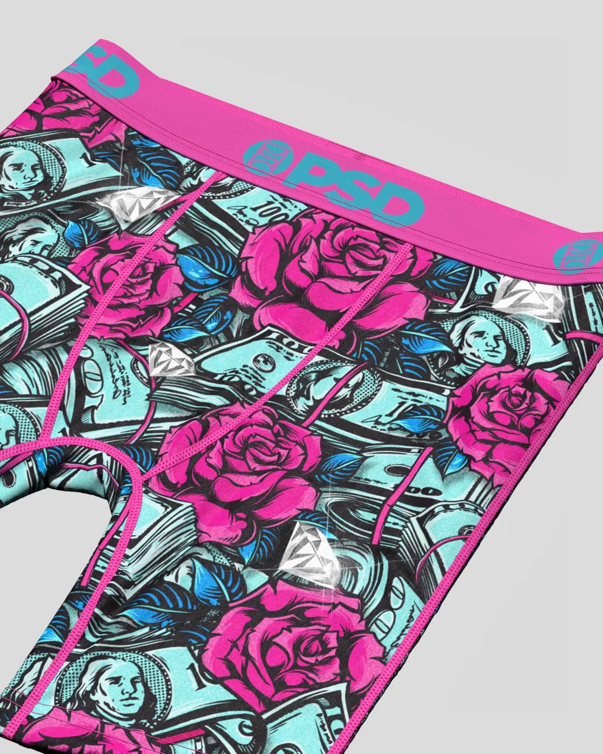 PSD Discount | Stacked Roses - Youth Underwear