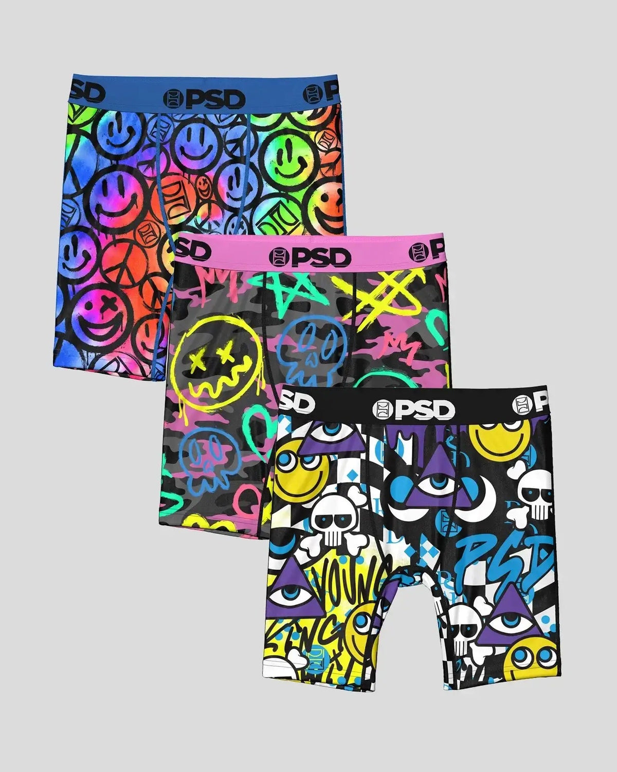 PSD Deals | 3 Pack - Smile Squad - Youth Underwear