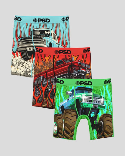 PSD Featured | 3 Pack - Big Wheels - Youth Underwear