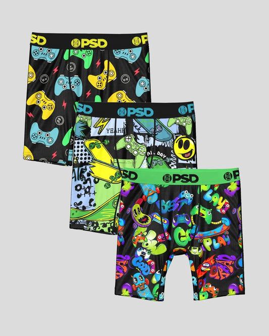 PSD Deals | 3 Pack - Gamer Hype - Youth Underwear