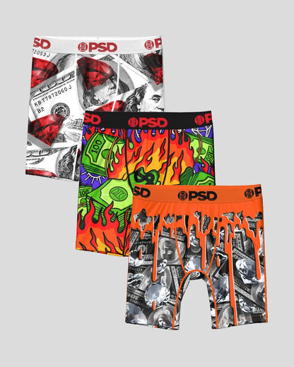 PSD Trusted | 3 Pack - Money Mind - Youth Underwear