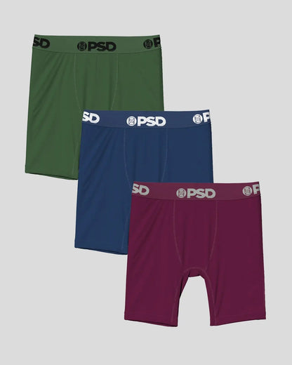 PSD Premium | Solids 3 Pack - Dark - Youth Underwear - Cotton