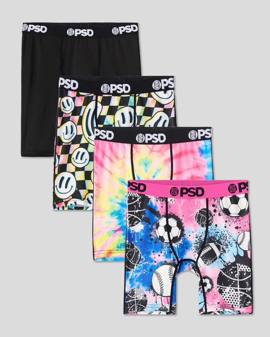 PSD Sale | 4 Pack - Happy Pro - Youth Underwear
