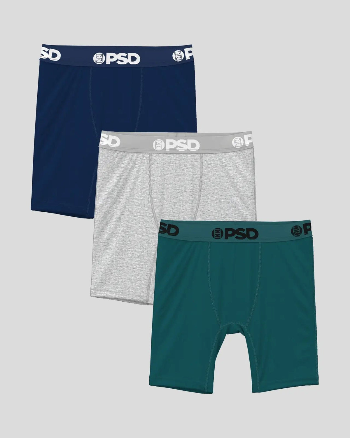 PSD Great Value | Solids 3 Pack - Faded - Youth Underwear - Cotton