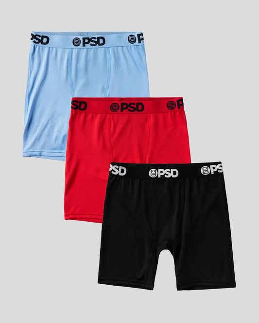 PSD Great Value | 3 Pack - Core Solid - Youth Underwear