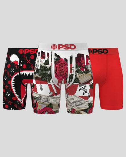PSD Trending | 3 Pack - Red Rosa - Standard Length