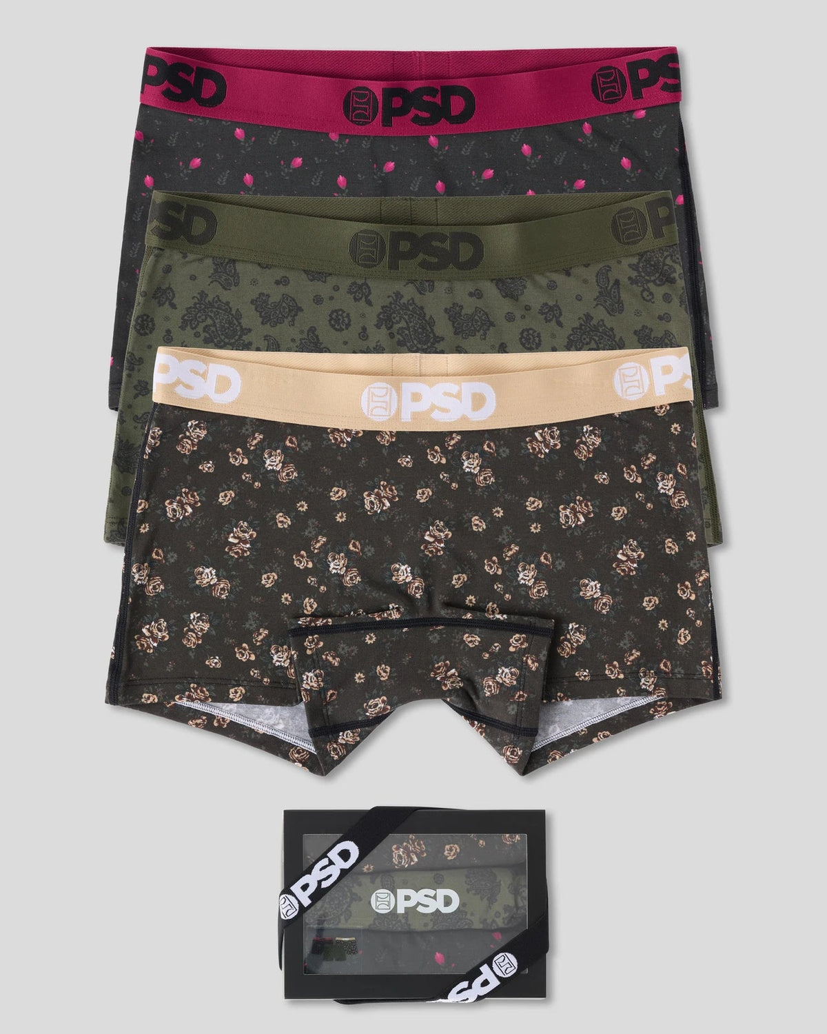 PSD Signature | Modal 3 Pack - Floanda - Boy Short - Modal